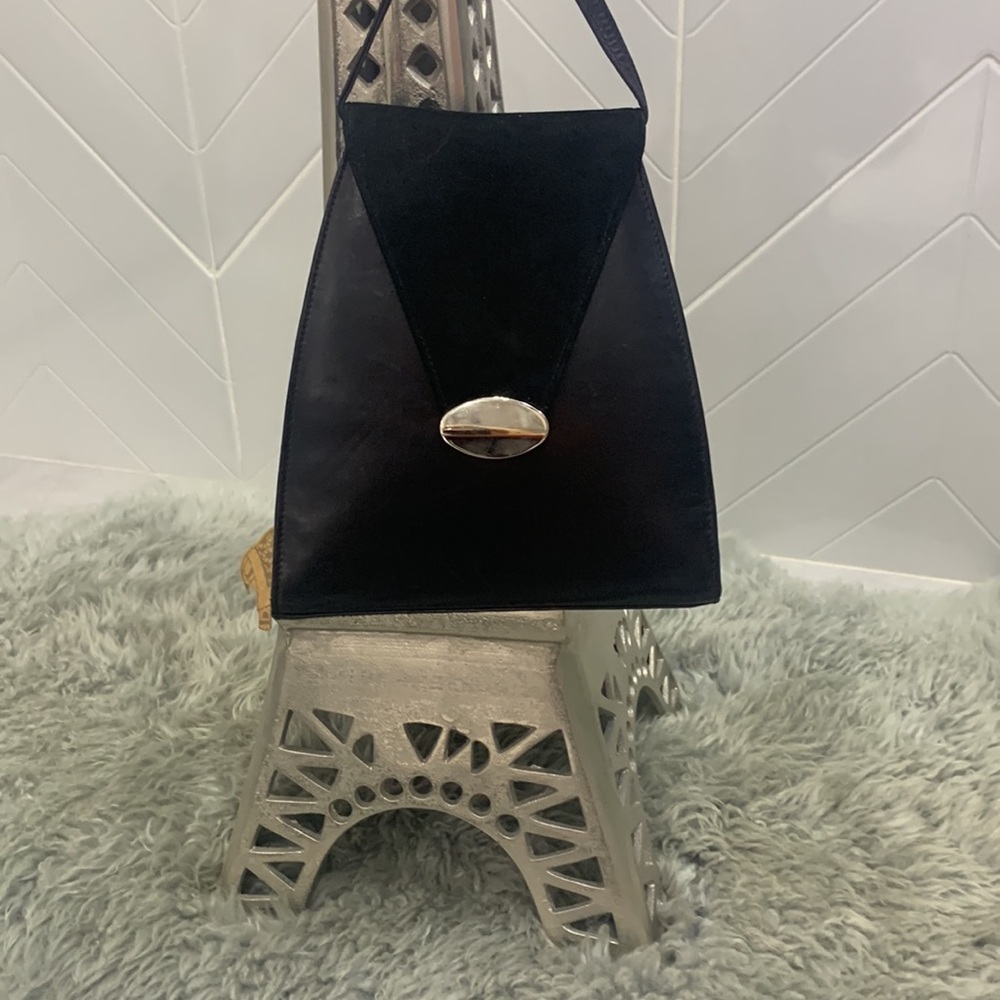 NWOT🇮🇹VTG 90’ Gorgeous BOCCI 💯% Leather/Suede Little Purse - Picture 5 of 14
